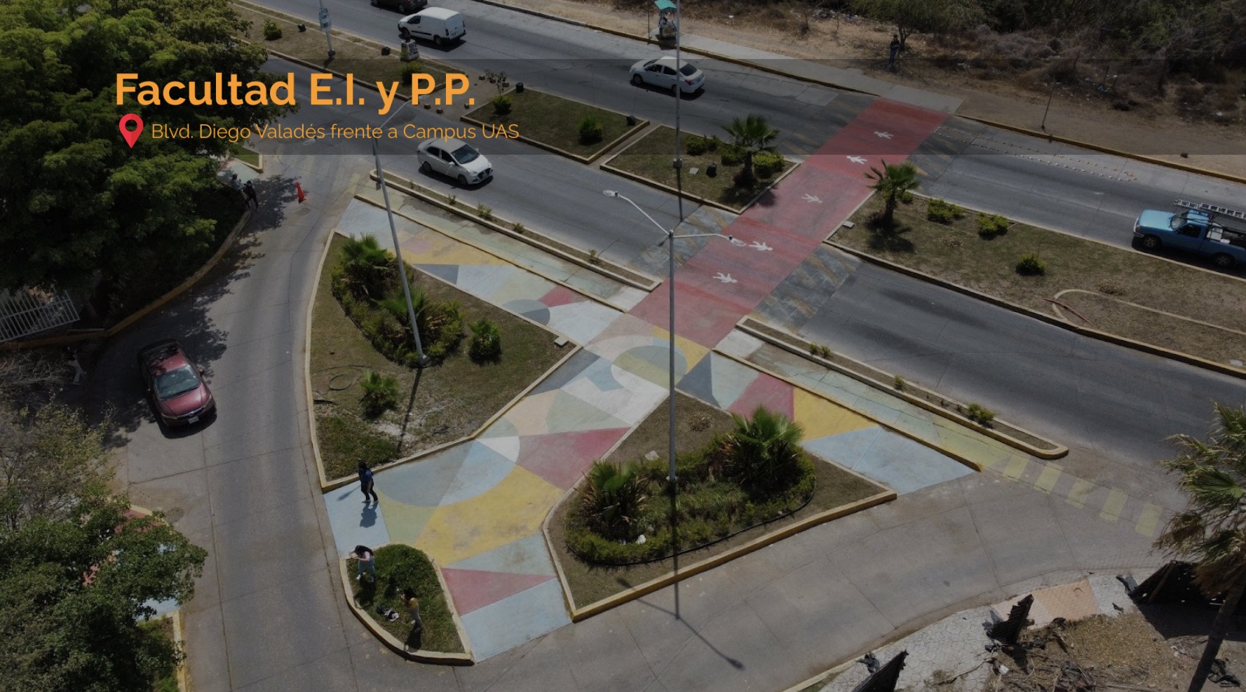 Pasos peatonales seguridad vial