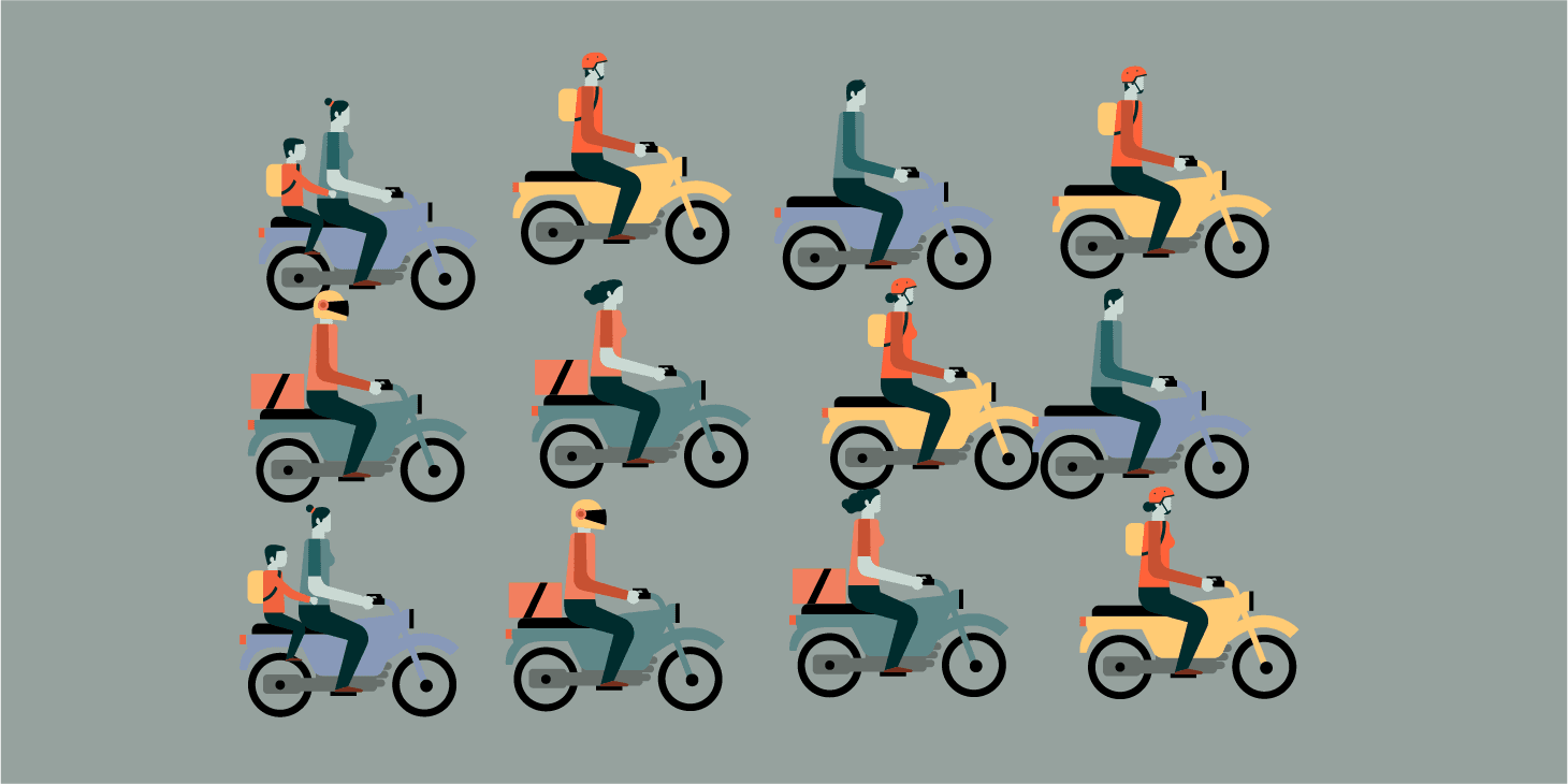Más de 40 mil motocicletas en Culiacán. El síntoma de una ciudad sin opciones de movilidad.