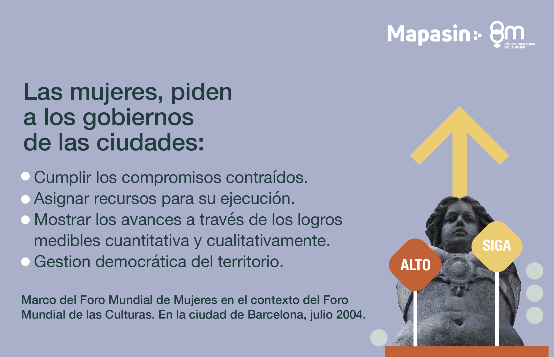 Conoce la “Carta por el derecho de las mujeres a la ciudad”