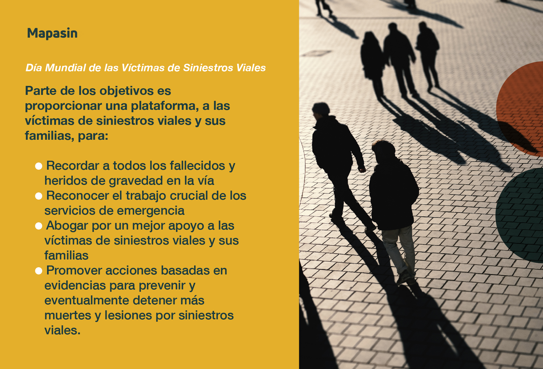 Día Mundial Recuerdo de Víctimas de Siniestros Viales