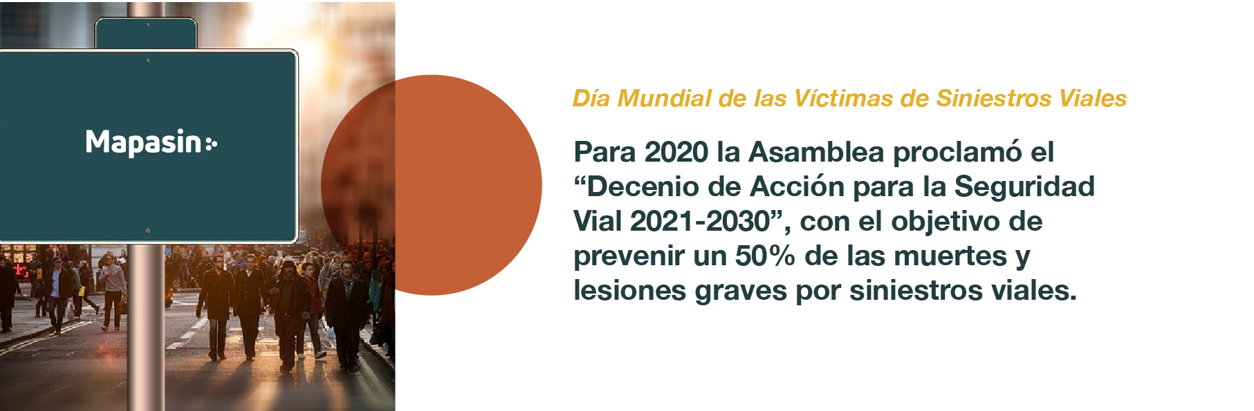 Día Mundial en Recuerdo de las Víctimas de Siniestros Viales