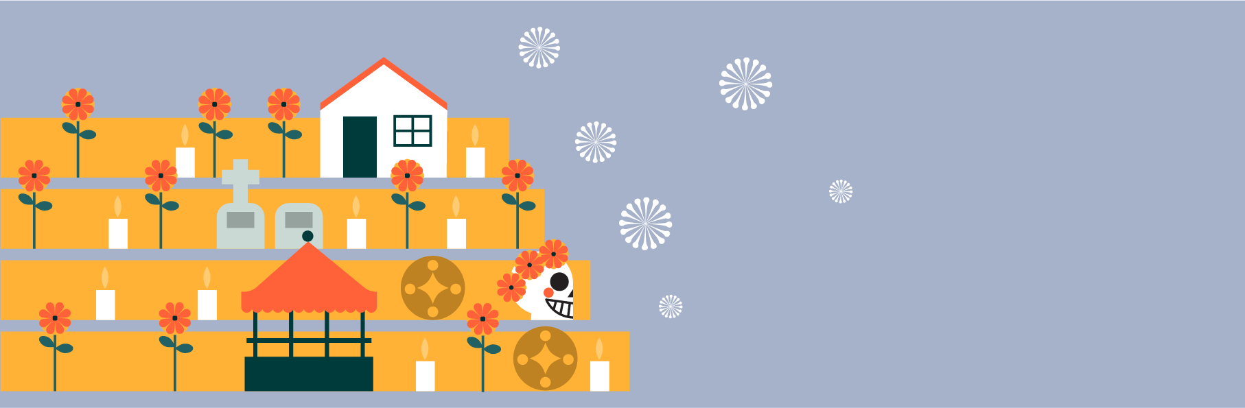 Día de muertos: una tradición mexicana da vida espacio público