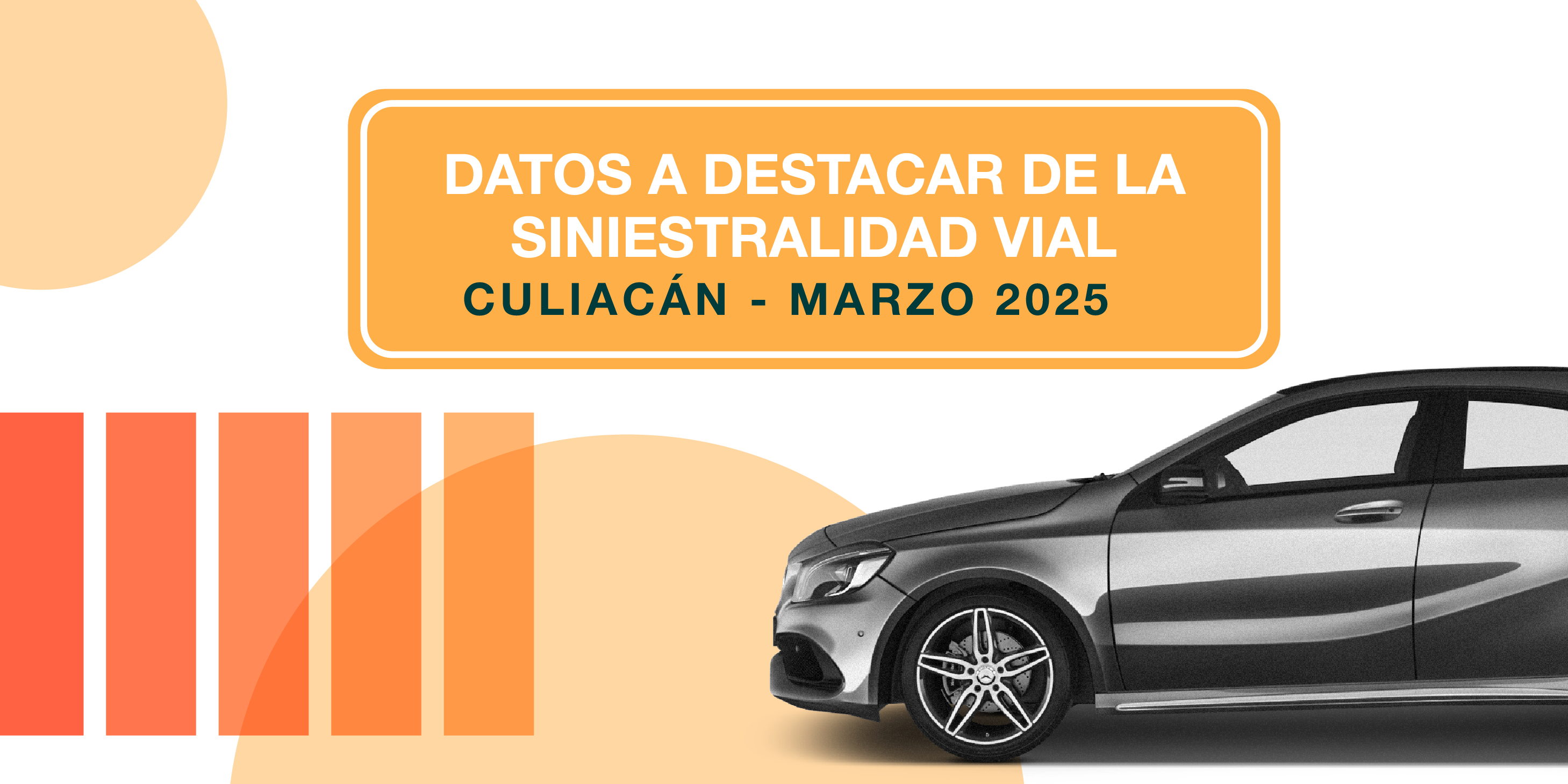 Análisis de siniestralidad vial Culiacán - marzo 2025 | Mapasin