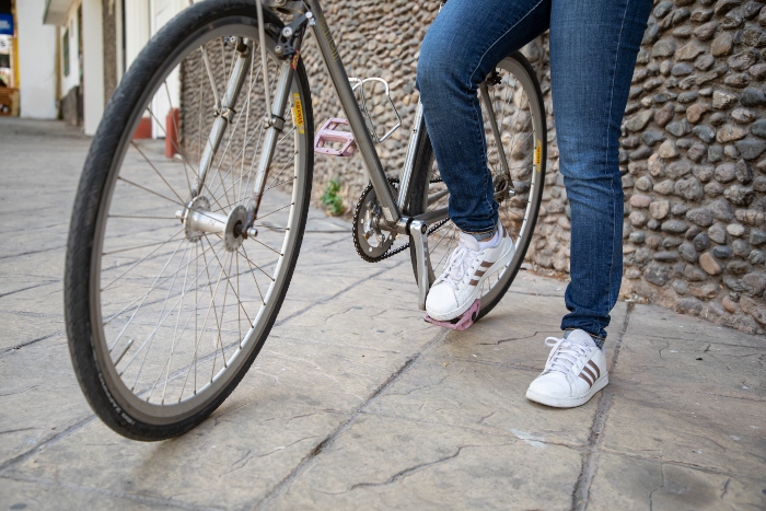 “La bicicleta me dio libertad” Paola 