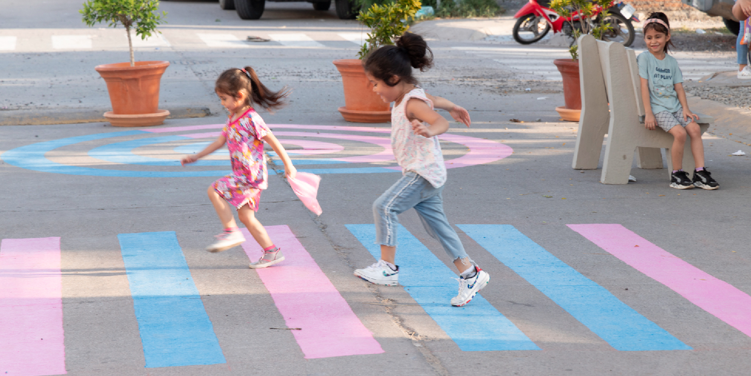 Abren calle en Alturas del Sur para niñas y niños | Mapasin
