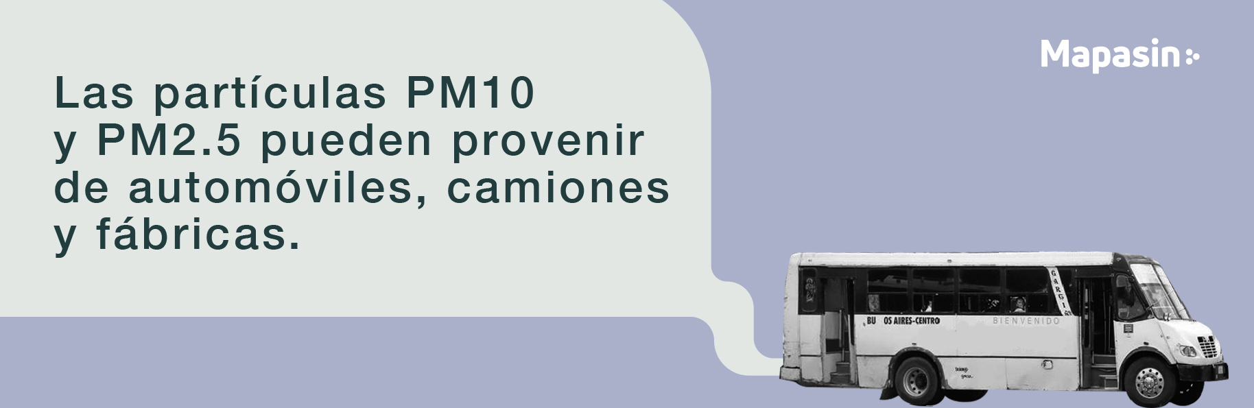 Partículas suspendidas en el aire peligrosas para la salud