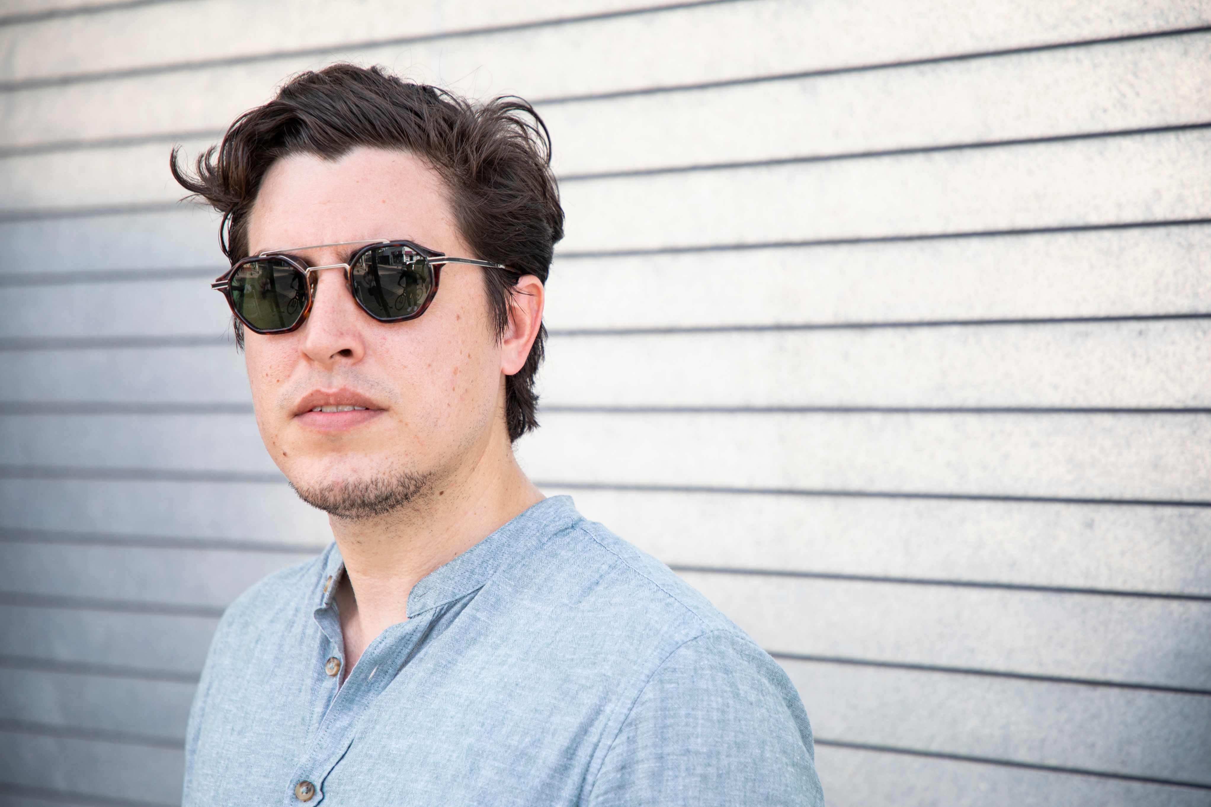 Said Osuna docente funcionario recorre hasta 30 kilómetros al día en bici