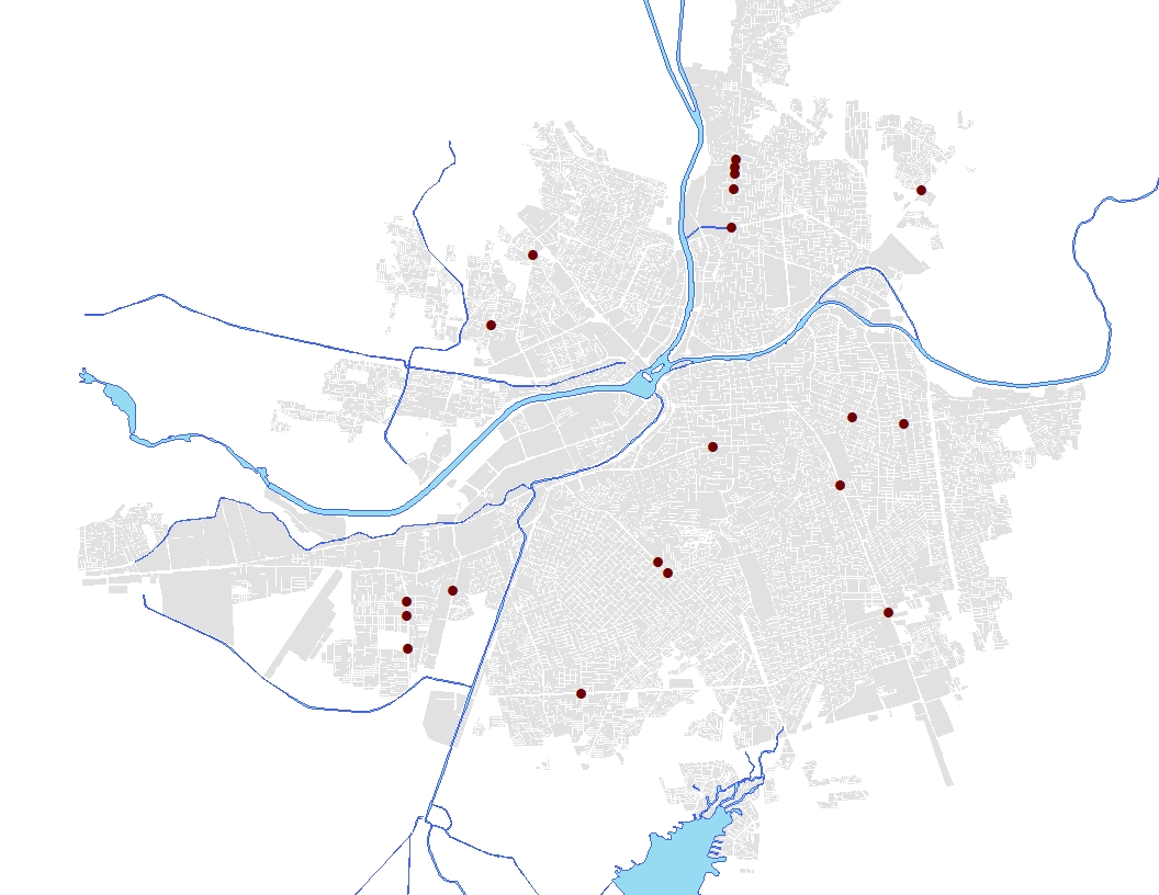 Mapas de cruceros semaforizados