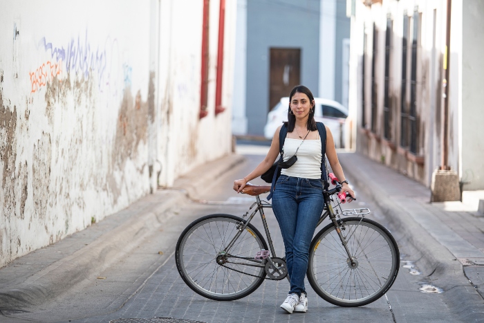bicicleta me dio libertad Paola Lopez